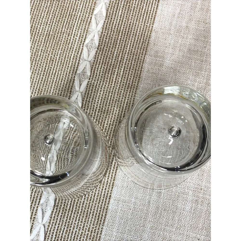 Baileys Original Irish Cream, Bubble Base Rocks Latte Ring Logo Glasses Set of 2